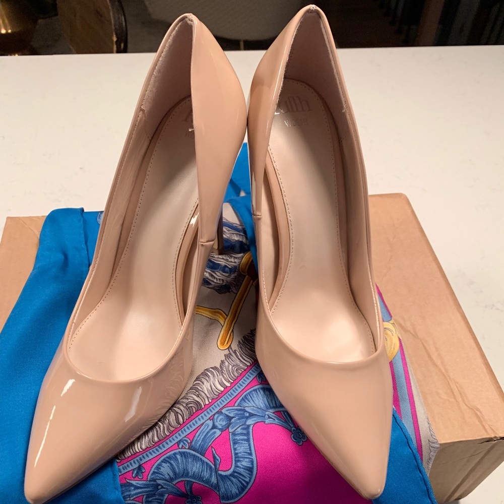 New Nude Asos patent pumps in size UK 7/ US 7.5